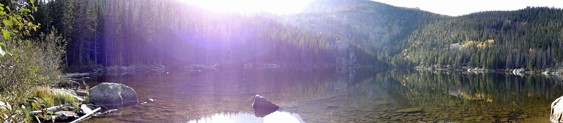 panorama of Bear Lake